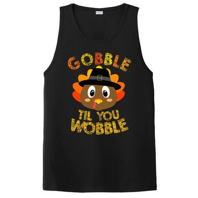 Gobble Til You Wobble Baby Outfit Thanksgiving PosiCharge Competitor Tank