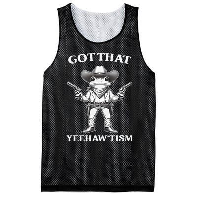 Got That Yeehaw Tism Frog Mesh Reversible Basketball Jersey Tank