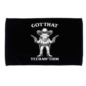 Got That Yeehaw Tism Frog Microfiber Hand Towel