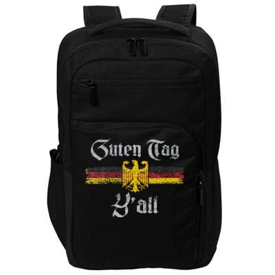 Guten Tag YAll Oktoberfest German Flag Eagle Prost Impact Tech Backpack