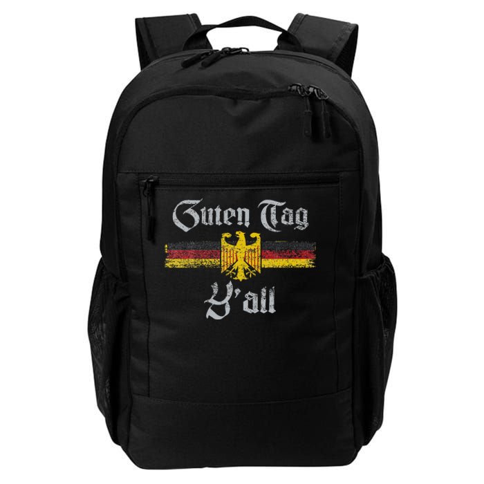 Guten Tag YAll Oktoberfest German Flag Eagle Prost Daily Commute Backpack