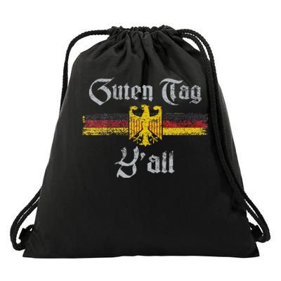 Guten Tag YAll Oktoberfest German Flag Eagle Prost Drawstring Bag