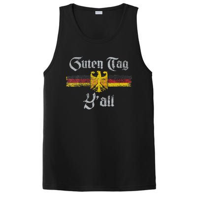 Guten Tag YAll Oktoberfest German Flag Eagle Prost PosiCharge Competitor Tank