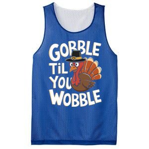 Gobble Til You Wobble Gift Gobble Gobble Thanksgiving Day Gift Mesh Reversible Basketball Jersey Tank