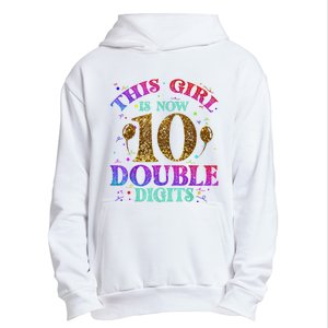 Girl Ten Years This Girl Is Now 10 Double Digits Urban Pullover Hoodie