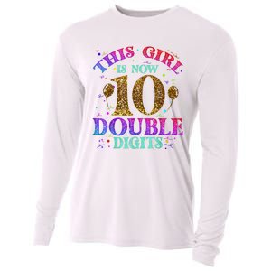 Girl Ten Years This Girl Is Now 10 Double Digits Cooling Performance Long Sleeve Crew