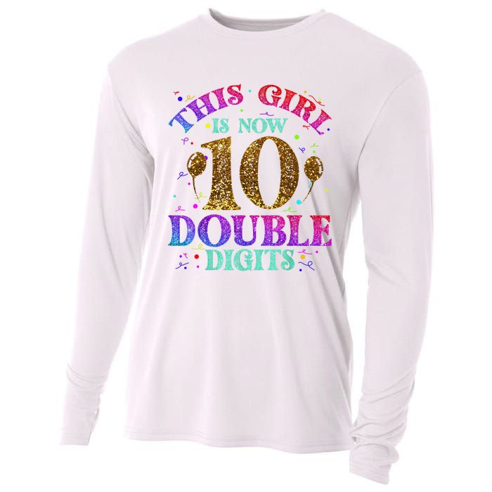 Girl Ten Years This Girl Is Now 10 Double Digits Cooling Performance Long Sleeve Crew