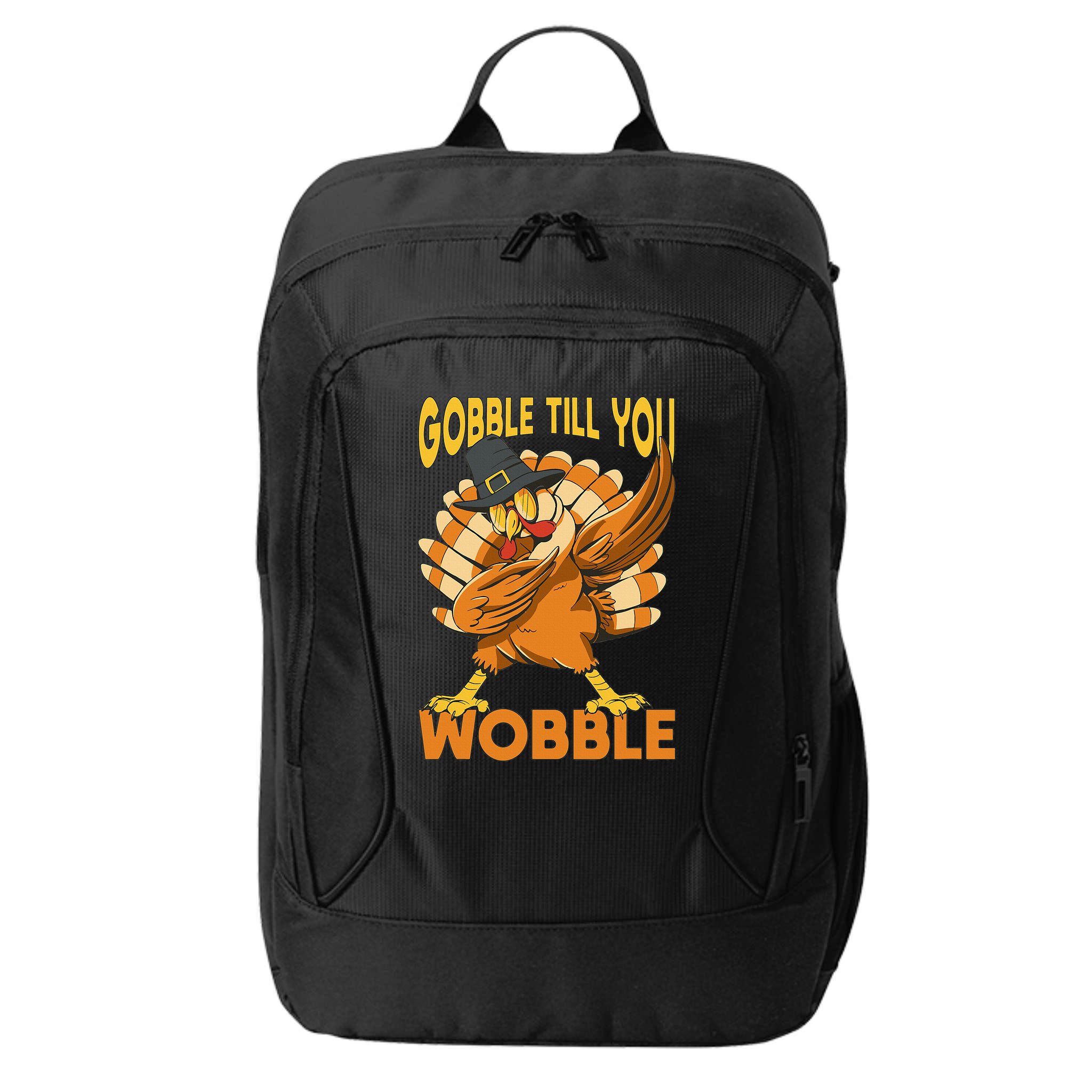 Gobble Till You Wobble Turkey City Backpack
