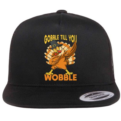 Gobble Till You Wobble Turkey Flatbill Hat