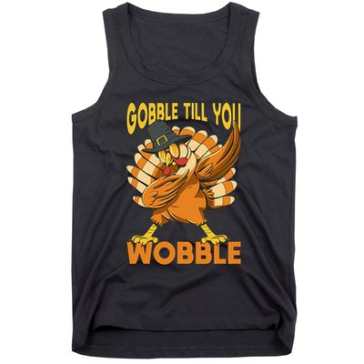 Gobble Till You Wobble Turkey Tank Top