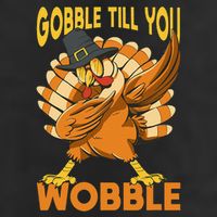Gobble Till You Wobble Turkey Microfiber Hand Towel