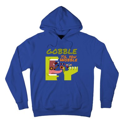 Gobble Til You Wobble Funny Halloween Costume Gift Hoodie