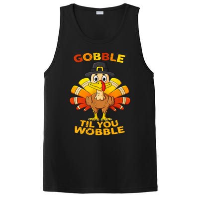 Gobble Til You Wobble Funny Outfit Thanksgiving Great Gift PosiCharge Competitor Tank