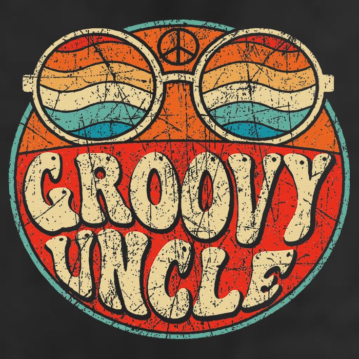 Groovy Uncle 70s Aesthetic Nostalgia 1970's Retro Uncle Adult Drive Performance Visor