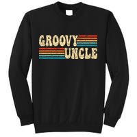 Groovy Uncle 70s Aesthetic Nostalgia 1970's Retro Uncle Sweatshirt