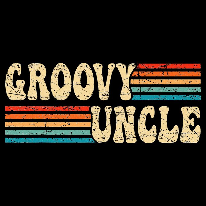 Groovy Uncle 70s Aesthetic Nostalgia 1970's Retro Uncle Sweatshirt