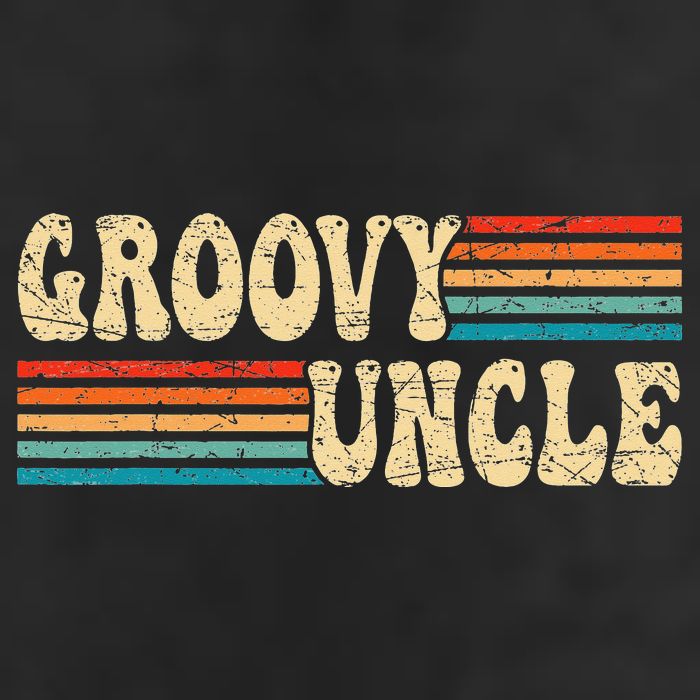 Groovy Uncle 70s Aesthetic Nostalgia 1970's Retro Uncle 25L Jumbo Tote