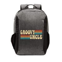 Groovy Uncle 70s Aesthetic Nostalgia 1970's Retro Uncle Vector Backpack