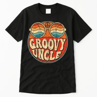 Groovy Uncle 70s Aesthetic Nostalgia 1970's Retro Uncle Tall T-Shirt