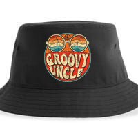 Groovy Uncle 70s Aesthetic Nostalgia 1970's Retro Uncle Sustainable Bucket Hat
