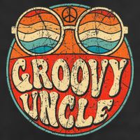 Groovy Uncle 70s Aesthetic Nostalgia 1970's Retro Uncle Adult Drive Performance Visor