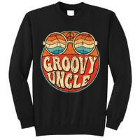 Groovy Uncle 70s Aesthetic Nostalgia 1970's Retro Uncle Tall Sweatshirt