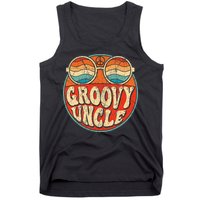 Groovy Uncle 70s Aesthetic Nostalgia 1970's Retro Uncle Tank Top