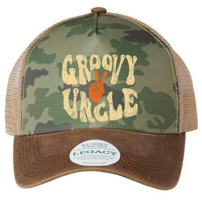 Groovy Uncle 70s Aesthetic Nostalgia 1970S Retro Uncle Legacy Tie Dye Trucker Hat