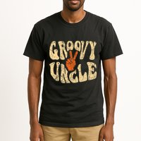 Groovy Uncle 70s Aesthetic Nostalgia 1970S Retro Uncle Tall T-Shirt
