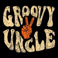 Groovy Uncle 70s Aesthetic Nostalgia 1970S Retro Uncle Pom Pom 12in Knit Beanie