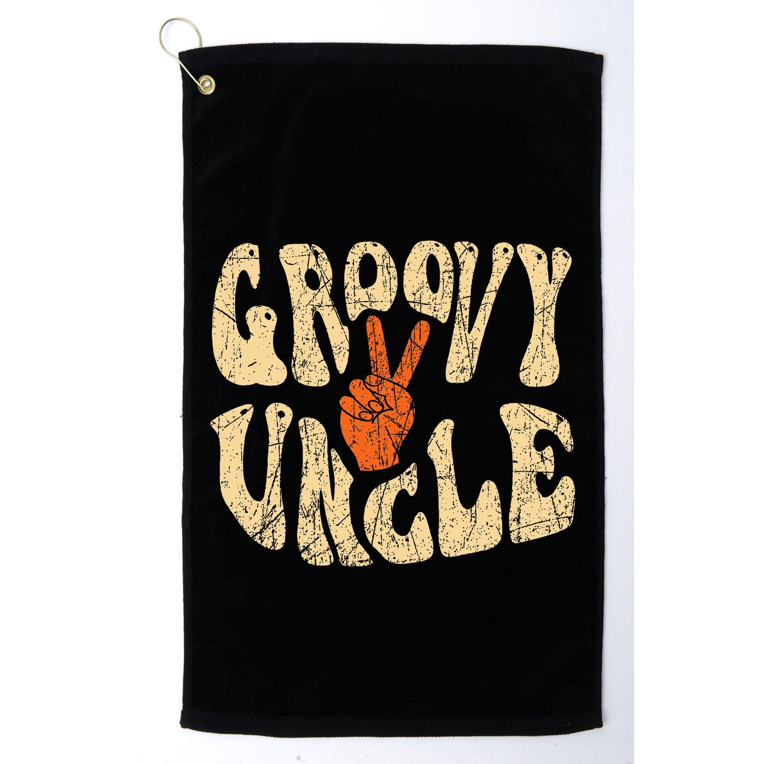 Groovy Uncle 70s Aesthetic Nostalgia 1970S Retro Uncle Golf Towel