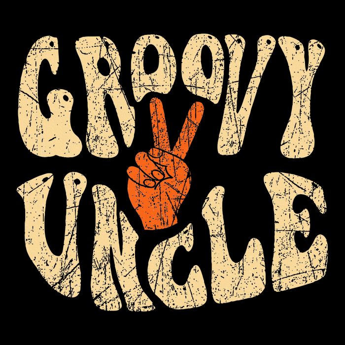 Groovy Uncle 70s Aesthetic Nostalgia 1970S Retro Uncle Short Acrylic Beanie