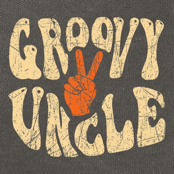 Groovy Uncle 70s Aesthetic Nostalgia 1970S Retro Uncle Cotton Canvas Backpack