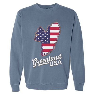 Greenland Usa Annex Greenland To United States Garment-Dyed Sweatshirt