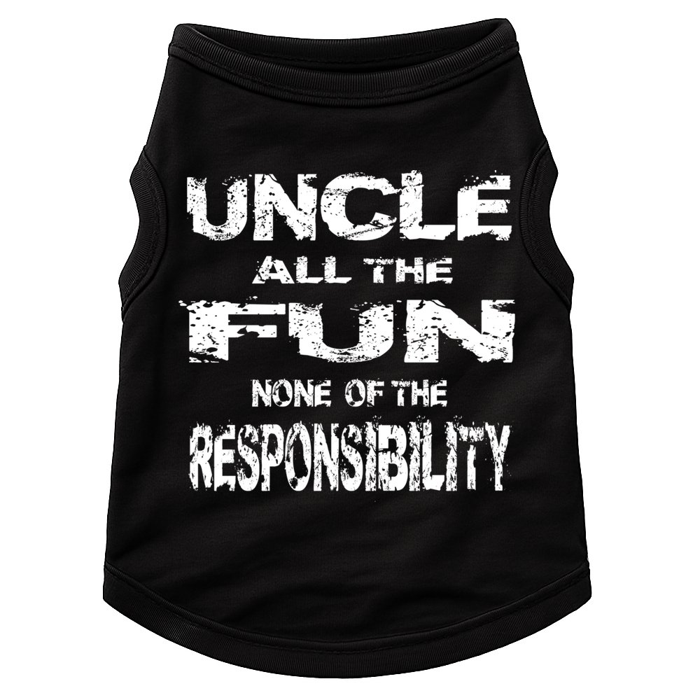 Great Uncle All The Fun Grand Uncle Favorite Sayings Pun Gift Doggie Tank