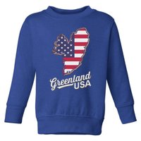 Greenland Usa Annex Greenland To United States Toddler Sweatshirt