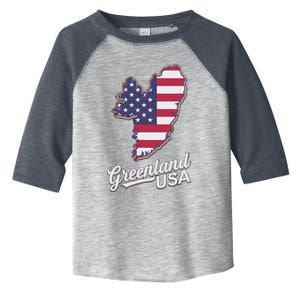 Greenland Usa Annex Greenland To United States Toddler Fine Jersey T-Shirt