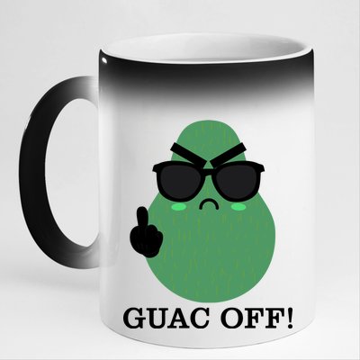 Guac Off 11oz Black Color Changing Mug