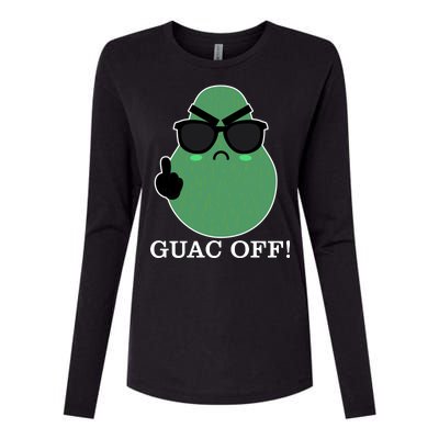 Guac Off Womens Cotton Relaxed Long Sleeve T-Shirt