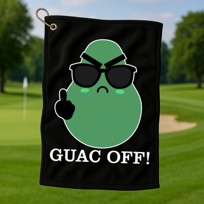 Guac Off Golf Towel