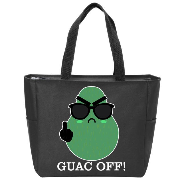 Guac Off Zip Tote Bag