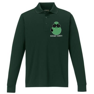 Guac Off Performance Long Sleeve Polo