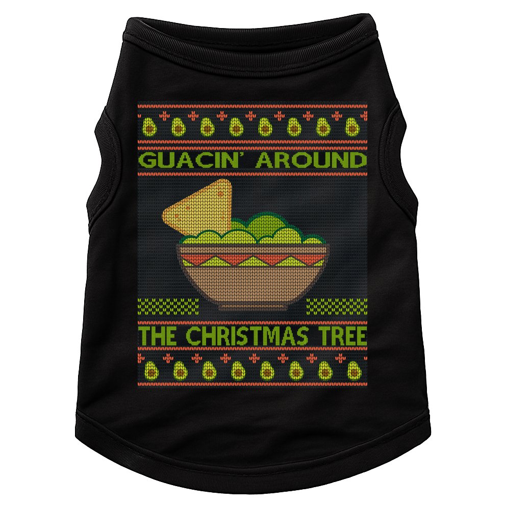 Guacin' Around The Christmas Tree Doggie Tank
