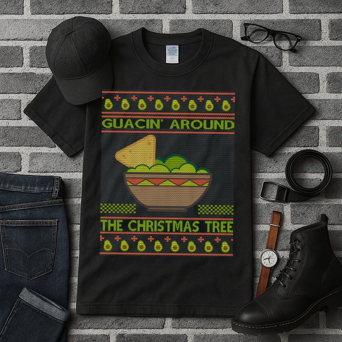 Guacin' Around The Christmas Tree Tall T-Shirt