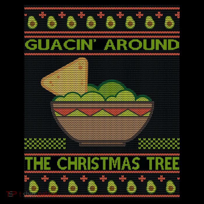 Guacin' Around The Christmas Tree Magnet