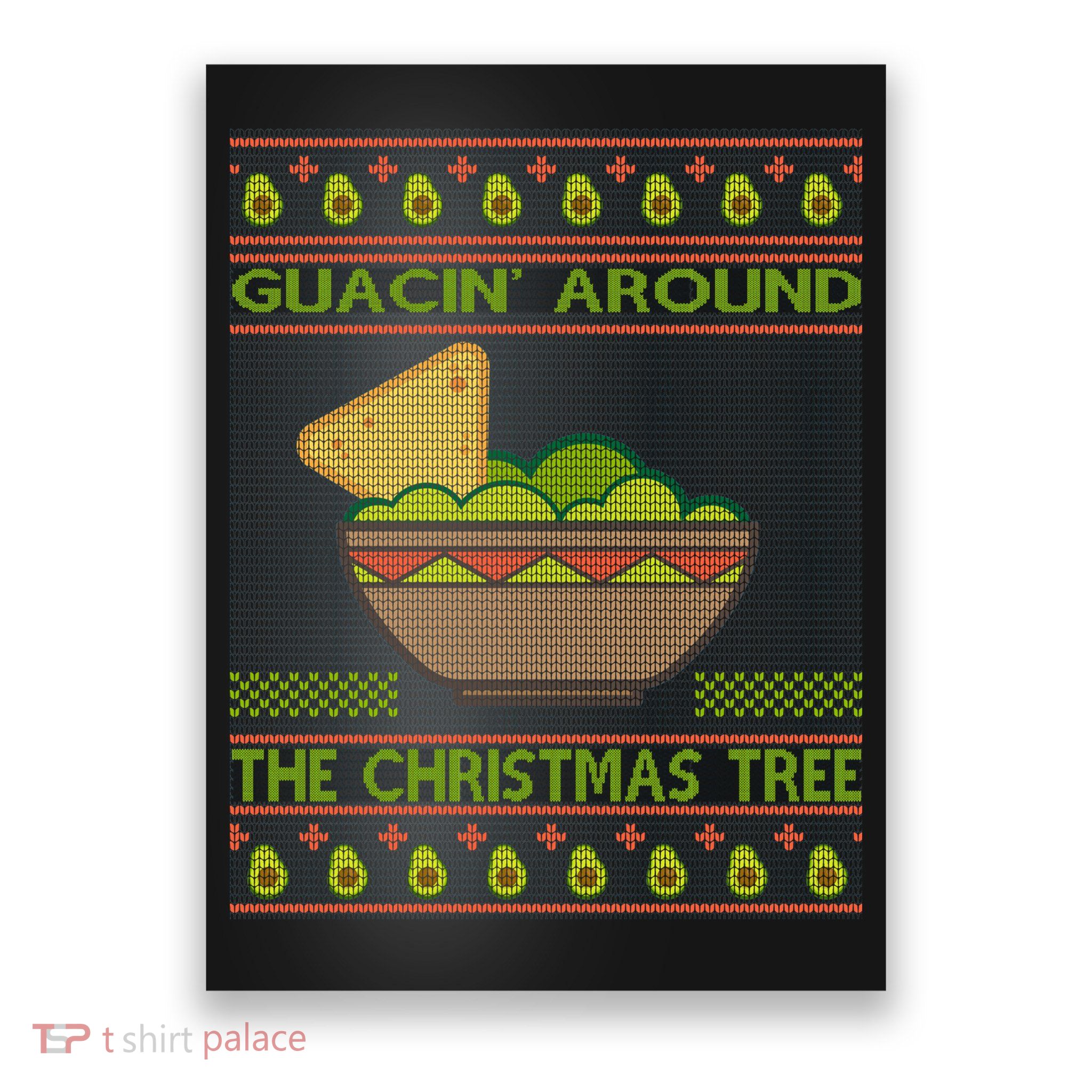 Guacin' Around The Christmas Tree Poster