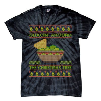 Guacin' Around The Christmas Tree Tie-Dye T-Shirt