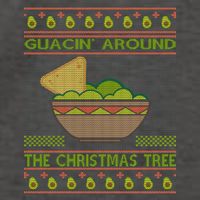 Guacin' Around The Christmas Tree Vector Backpack