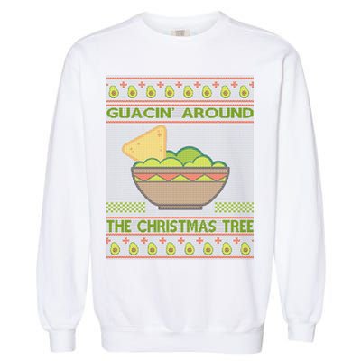 Guacin' Around The Christmas Tree Garment-Dyed Sweatshirt