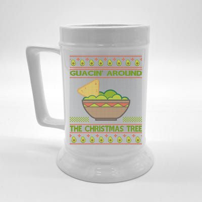 Guacin' Around The Christmas Tree Beer Stein